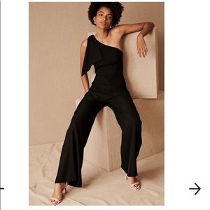 BHLDN Black jumpsuit from Anthropologie, Size 6